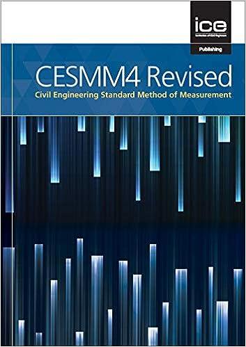 cesmm4 revised civil engineering standard method of measurement 1st edition institution of civil engineers