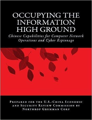 occupying the information high ground chinese capabilities for computer network operations and cyber