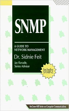 snmp a guide to network management 1st edition sidnie m. feit 0070203598, 978-0070203594