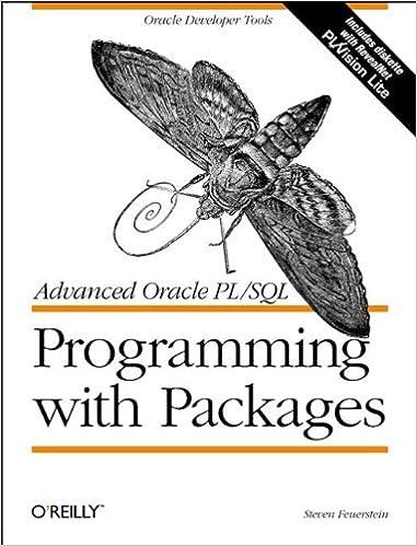advanced oracle pl sql programming with packages 1st edition steven feuerstein 1565922387, 978-1565922389