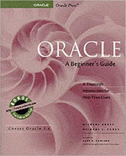 oracle a beginners guide 1st edition michael abbey, michael j. corey 0078821223, 978-0078821226