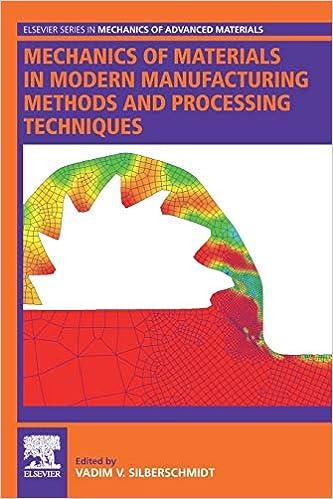 mechanics of materials in modern manufacturing methods and processing techniques 1st edition vadim