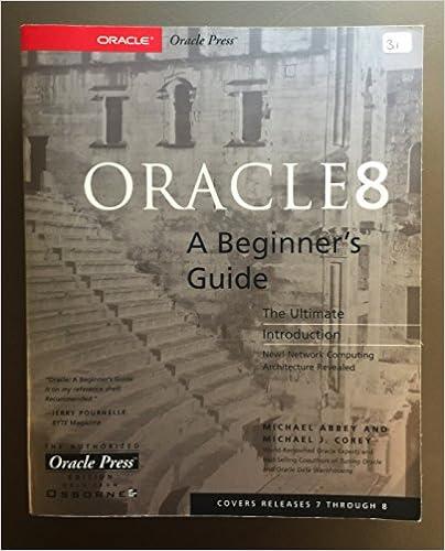 oracle8 a beginners guide 1st edition michael abbey, michael j. corey 0078823935, 978-0078823930