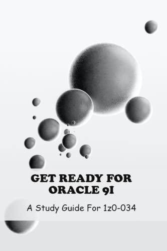 get ready for oracle 9i a study guide for 1z0 034 1st edition carmen weinand b0c4x6622c, 979-8393602192