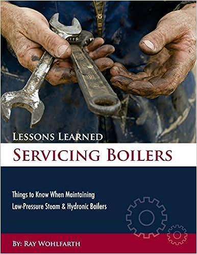 lessons learned servicing boilers things to know when maintaining boilers 1st edition mr ray wohlfarth