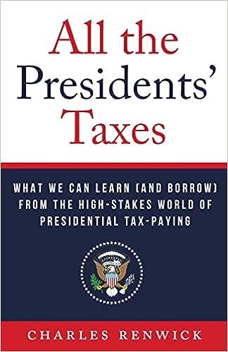 all the presidents taxes what we can learn (and borrow) from the high stakes world of presidential tax paying