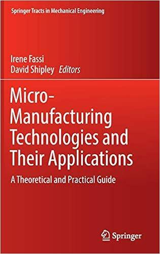 micro manufacturing technologies and their applications a theoretical and practical guide 1st edition irene