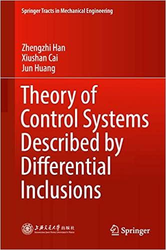 theory of control systems described by differential inclusions 1st edition zhengzhi han, xiushan cai, jun