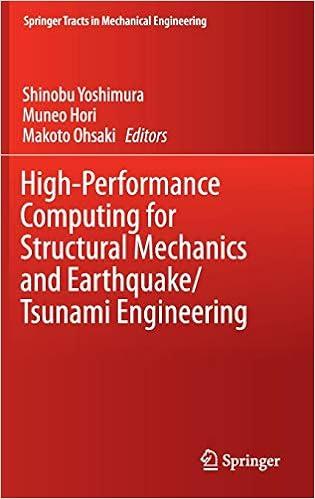 high performance computing for structural mechanics and earthquake tsunami engineering 1st edition shinobu