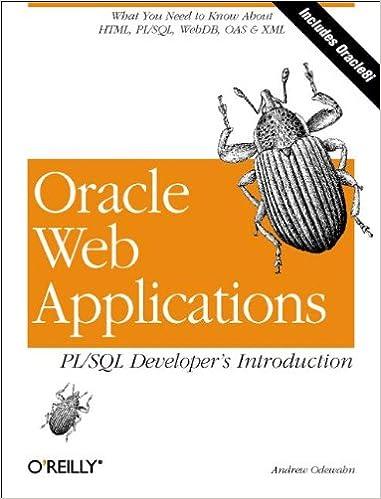 Oracle Web Applications PL SQL Developers Intro Developers Introduction