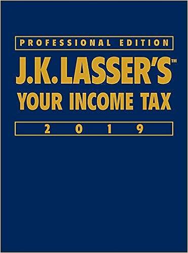 your income tax 2019 2019 edition j.k. lasser institute 1119532698, 978-1119532699