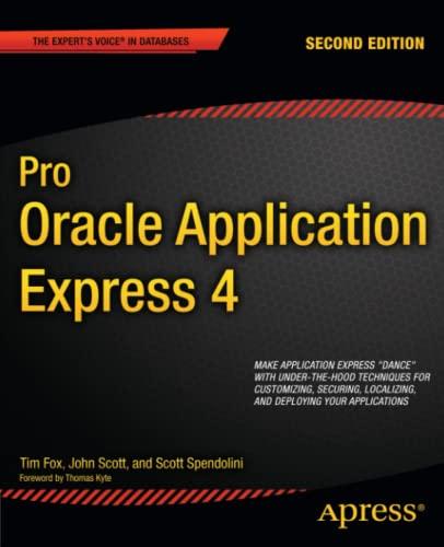 pro oracle application express 4 2nd edition tim fox, scott spendolini, john scott 1430234946, 978-1430234944