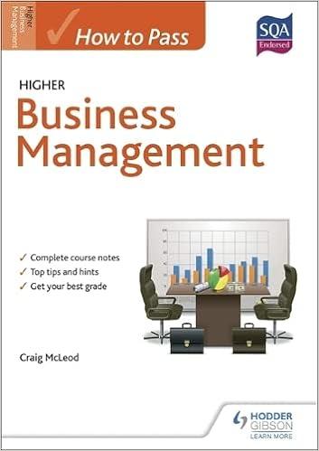 how to pass higher business management 1st edition craig mcleod 1471836002, 978-1471836008