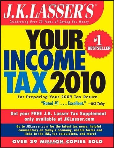 income tax 2010 2010 edition j.k. lasser institute 0470447117, 978-0470447116
