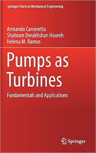 pumps as turbines fundamentals and applications 1st edition armando carravetta, shahram derakhshan houreh,