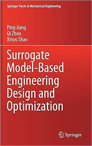 surrogate model based engineering design and optimization 1st edition ping jiang, qi zhou, xinyu shao