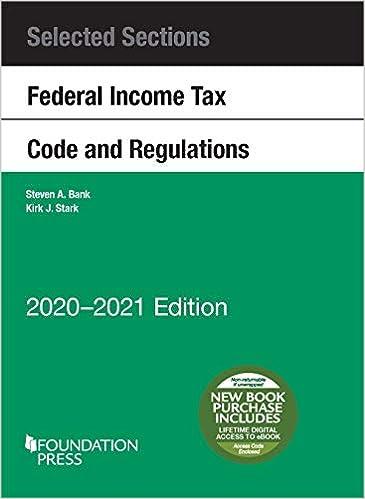 federal income tax code and regulations 2020th edition steven bank , kirk stark 1684679761, 978-1684679768