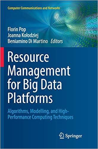 resource management for big data platforms algorithms modelling and high performance computing techniques 1st