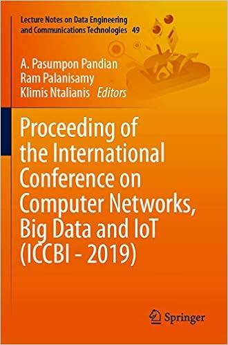 proceeding of the international conference on computer networks big data and iot (iccbi - 2019) 1st edition