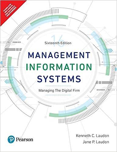 management information system managing the digital firm 16th edition kenneth c. laudon, 9389552443,