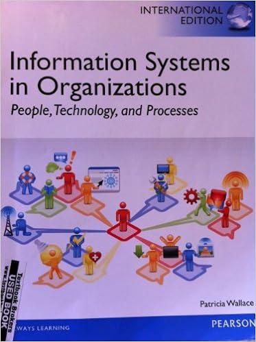 Information Systems In Organizations People Technology And Processes