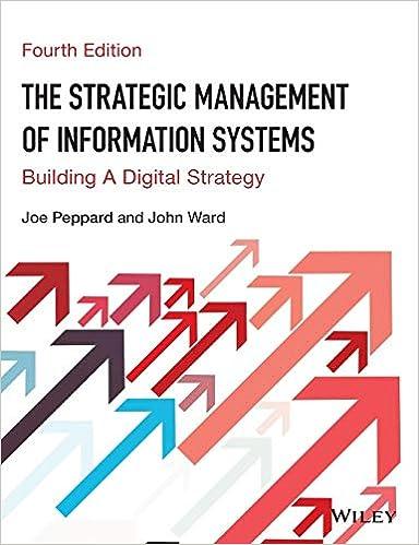 the strategic management of information systems building a digital strategy 4th edition peppard 047003467x,