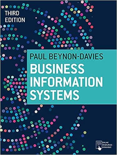 business information systems 3rd edition paul beynon-davies 135200738x, 978-1352007381