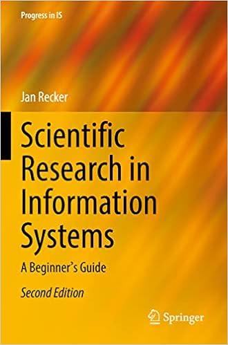 scientific research in information systems a beginners guide 2nd edition jan recker 3030854388, 978-3030854386