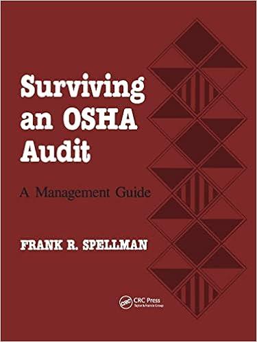 surviving an osha audit a managent guide 1st edition frank r. spellman 0367579340, 978-0367579340