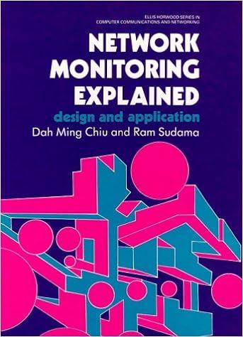 network monitoring explained design and application 1st edition dah ming chiu, ram sudama, d. m. chiu