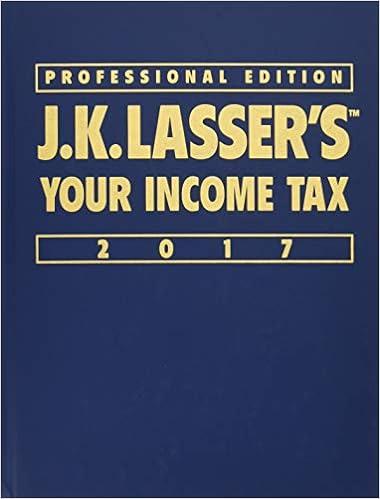 your income tax 2017 2017 edition j.k. lasser institute 111924823x, 978-1119248231
