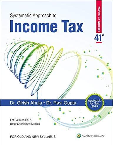 systematic approach to income tax 41st edition girish ahuja 9388696921, 978-9388696920