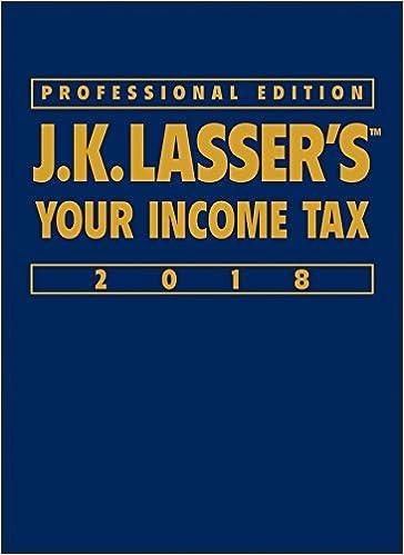 your income tax 2018 2018 edition j.k. lasser institute 1119380057, 978-1119380054