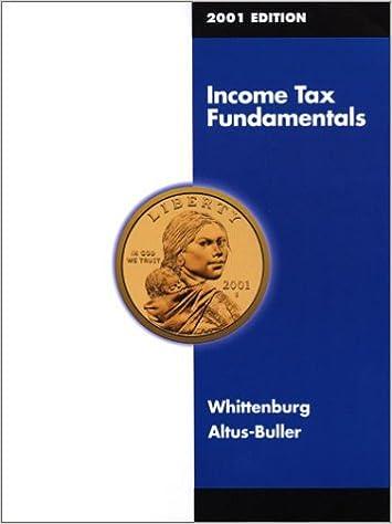 income tax fundamentals 2001 edition gerald e. whittenburg, martha altus-buller 0324021151, 978-0324021158