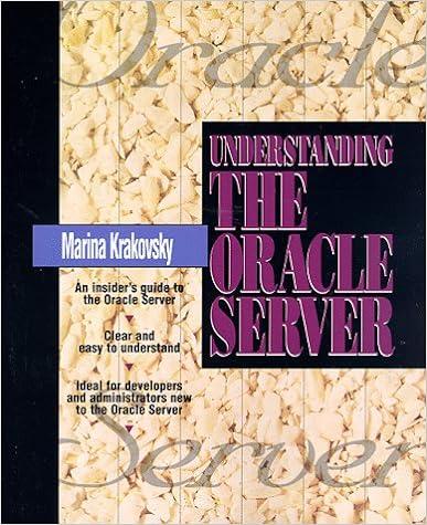 understanding the oracle server 1st edition marina krakovsky 0131902652, 978-0131902657