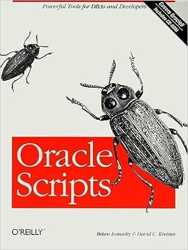 oracle scripts powerful tools for dbas and developers 1st edition brian lomasky, david kreines 156592438x,