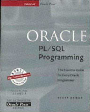 oracle pl sql programming 1st edition scott urman, tim smith 0078821762, 978-0078821769
