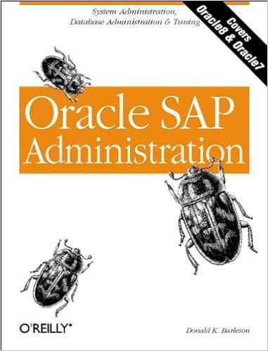 oracle sap administration 1st edition donald k. burleson 156592696x, 978-1565926967