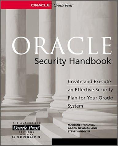 oracle security handbook 1st edition marlene l. theriault, aaron newman 0072133252, 978-0072133257