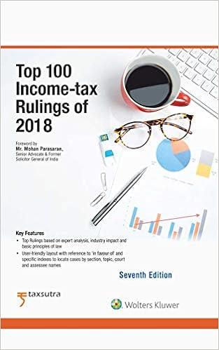 top 100 incometax rulings of 2018 7th edition taxsutra 9388696328, 978-9388696326