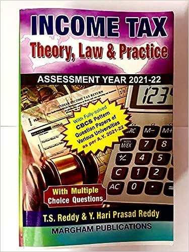 income tax theory law practice 2021 edition t.s.reddy|y.hariprasad reddy 9381430586, 9381430586