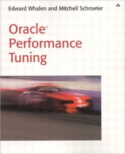 oracle performance tuning 1st edition edward whalen, mitchell schroeter 0672321467, 978-0672321467