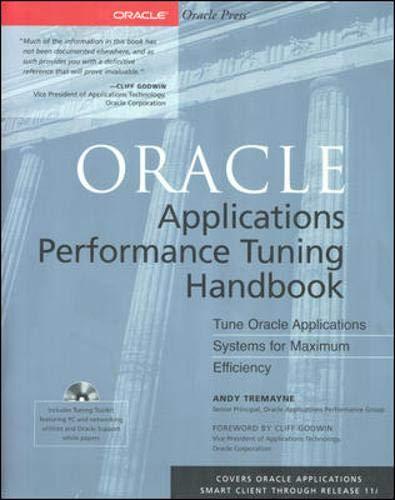 oracle applications performance tuning handbook 1st edition andy tremayne b00007fypw