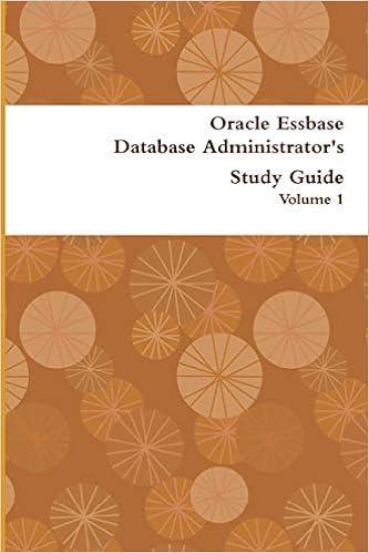 oracle essbase database administrators study guide volume 1 1st edition dr. jim ras 1643541706, 978-1643541709