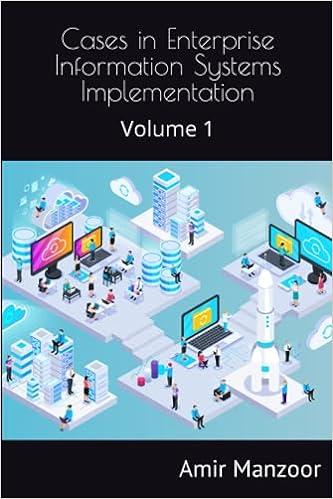 cases in enterprise information systems implementation volume 1 1st edition dr. amir manzoor b0cgmbyvtr,
