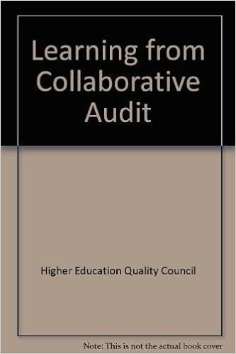 learning from collaborative audit 1st edition higher education quality council 1858242312, 978-1858242316