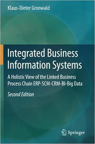 integrated business information systems 2nd edition klaus-dieter gronwald 3662598132, 978-3662598139