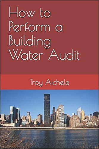 how to perform a building water audit 1st edition troy aichele 1651578273, 978-1651578278