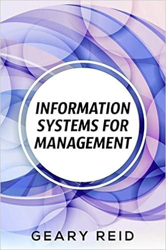 information systems for management 1st edition geary reid 976830507x, 978-9768305077