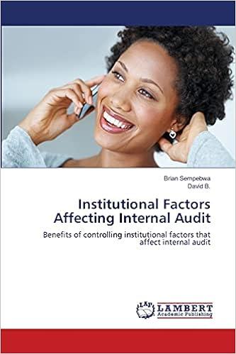 Institutional Factors Affecting Internal Audit Benefits Of Controlling Institutional Factors That Affect Internal Audit